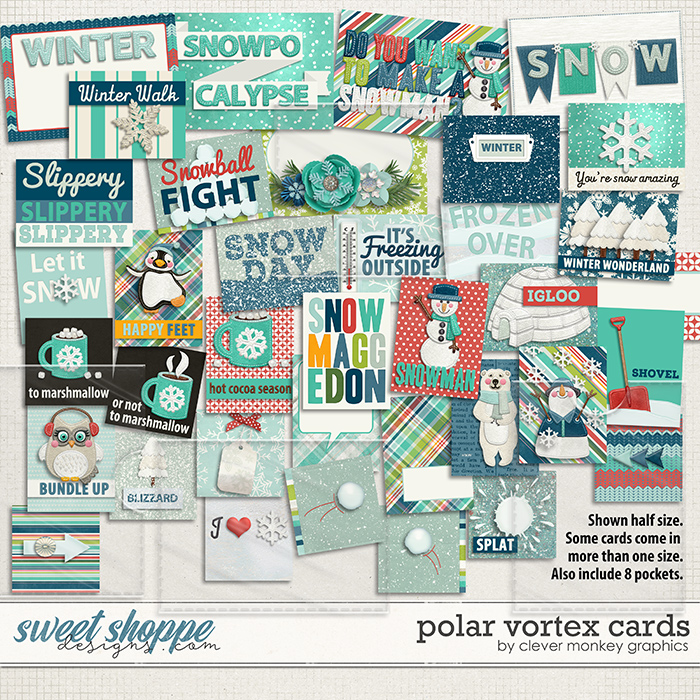 Polar Vortex Cards by Clever Monkey Graphics 