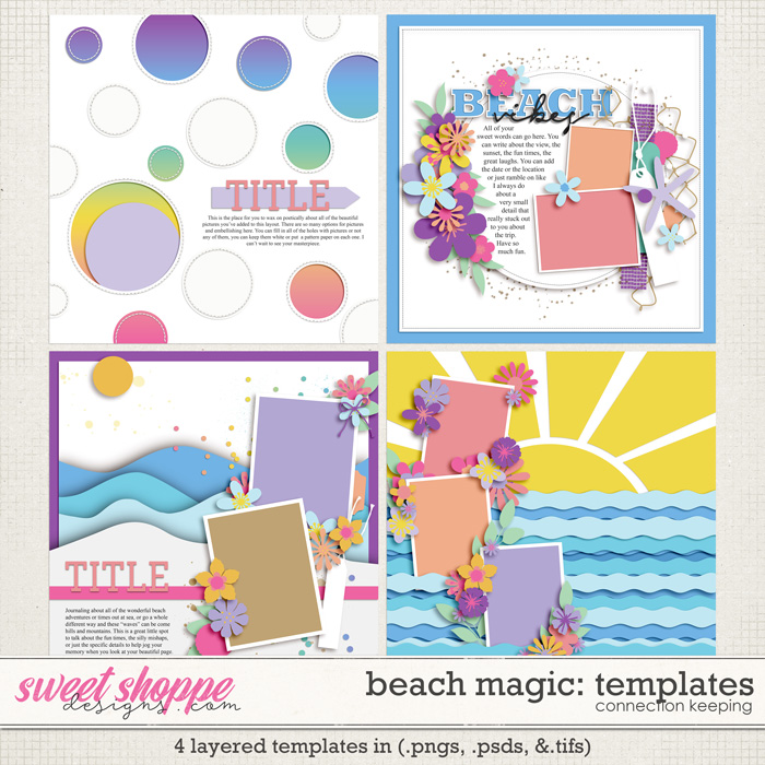 Beach Magic Templates by Connection Keeping