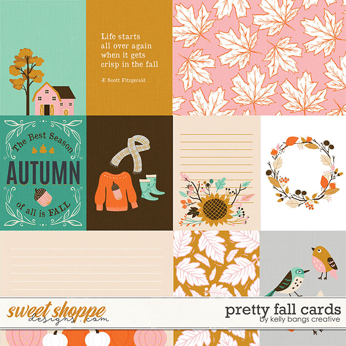 Pretty Fall Cards by Kelly Bangs Creative