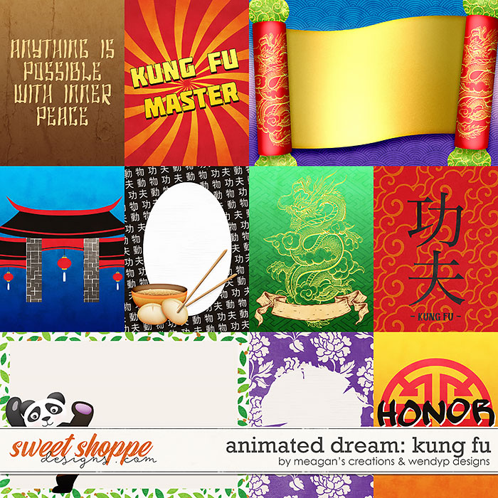 Animated Dream: Kung Fu Cards by Meagan's Creations & WendyP Designs