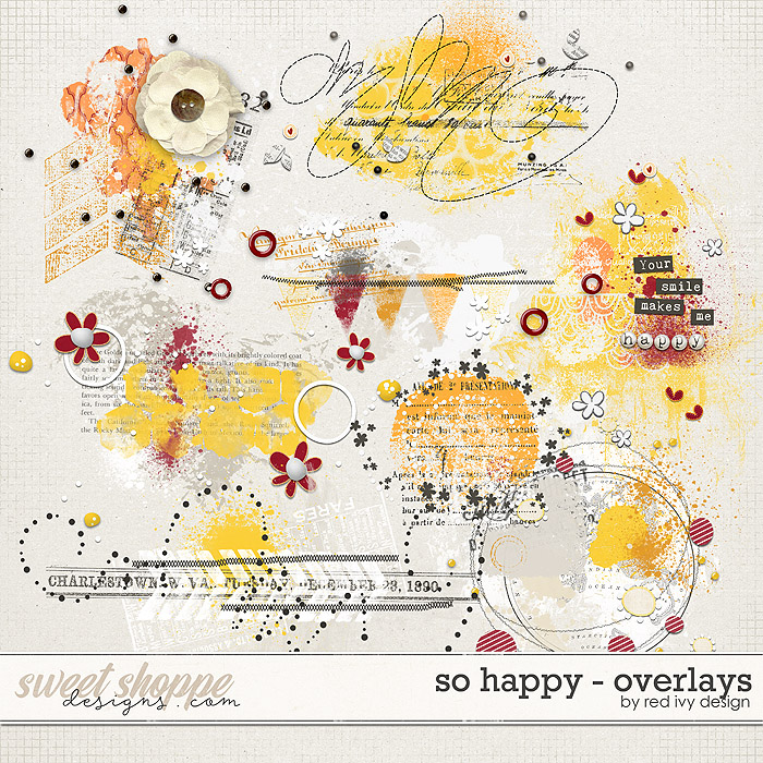 So Happy - Overlays by Red Ivy Design