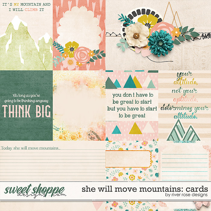 She Will Move Mountains: Cards by River Rose Designs