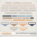Now and Forever Word Bits by JoCee Designs