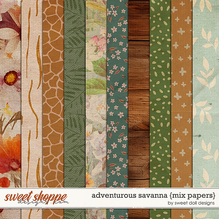 Adventurous Savanna {+papers} by Sweet Doll designs