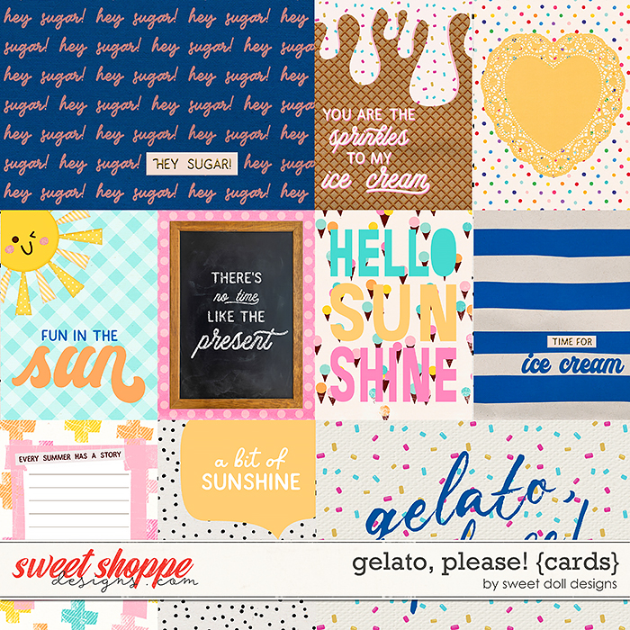 Gelato, please! {+cards} by Sweet Doll designs