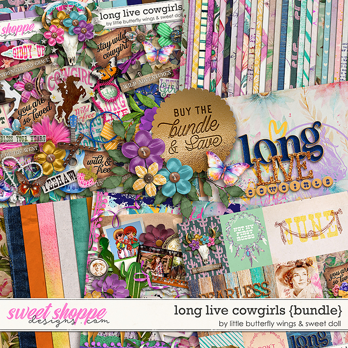 Long Live Cowgirls {bundle} by Little Butterfly Wings & Sweet Doll