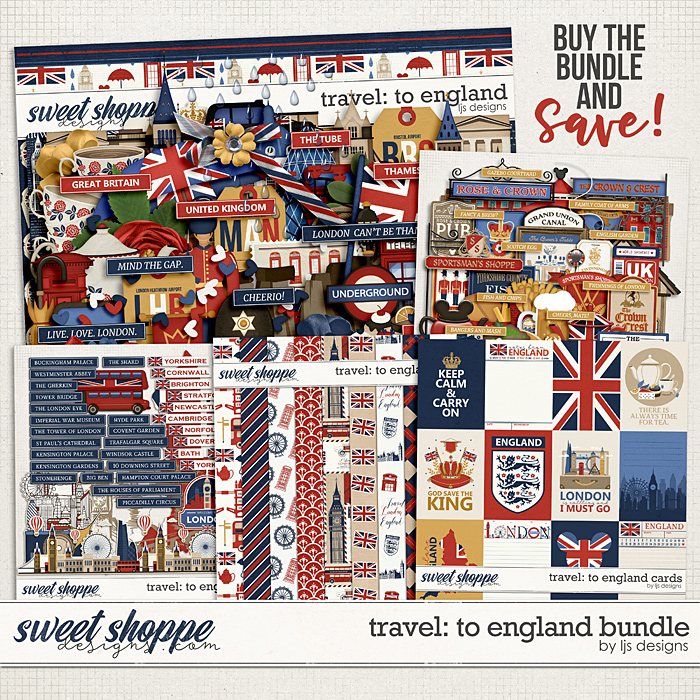 Travel: To England Bundle by LJS Designs