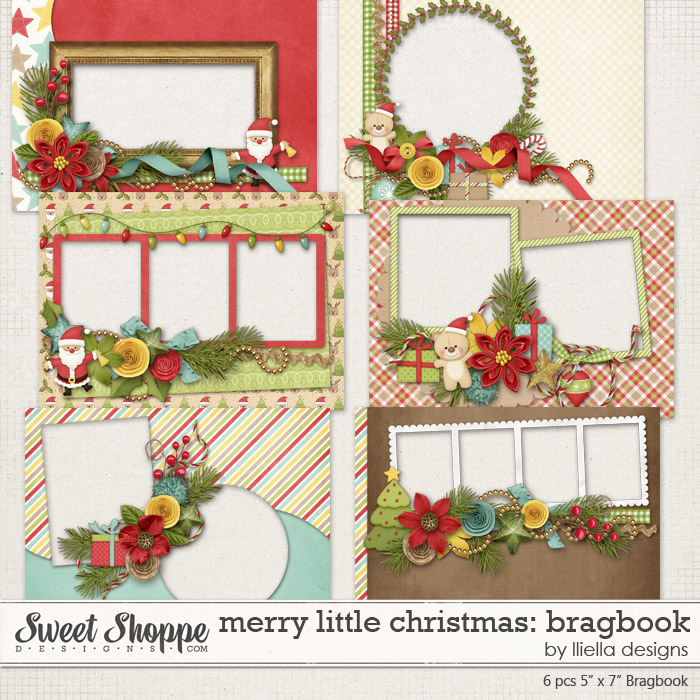 Merry Little Christmas: Bragbook by lliella designs