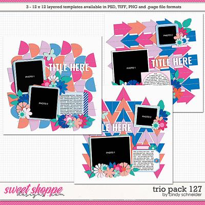 Cindy's Layered Templates - Trio Pack 127 by Cindy Schneider
