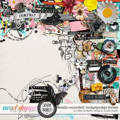 Creative Chronicles: Details Recorded Hodgepodge Frenzy by Little Butterfly Wings & Studio Basic