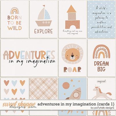 Adventures In My Imagination Pocket Cards 1 by Ponytails