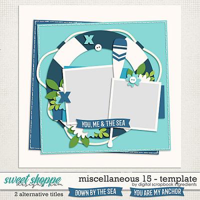 Miscellaneous 15 Template by Digital Scrapbook Ingredients