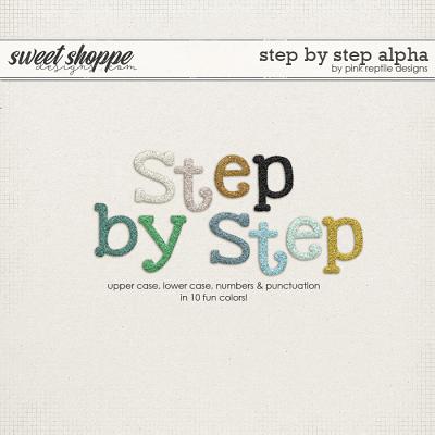 Step By Step Alpha by Pink Reptile Designs