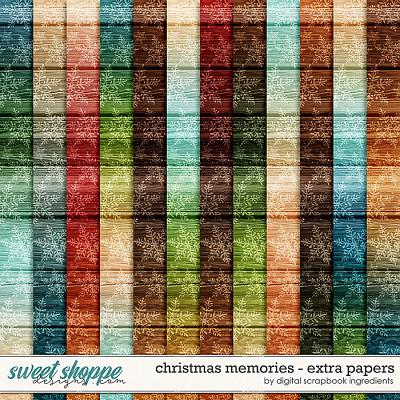Christmas Memories | Extra Papers by Digital Scrapbook Ingredients
