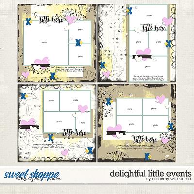 Delightful Little Events Layered Templates by Amber