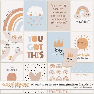 Adventures In My Imagination Pocket Cards 3 by Ponytails