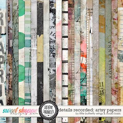 Creative Chronicles: Details Recorded Papers by Little Butterfly Wings & Studio Basic
