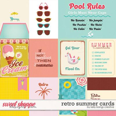Retro Summer Cards by Kelly Bangs Creative