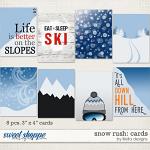 Snow Rush alternate cards