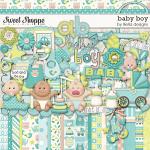Baby Boy, digital scrapbooking kit by lliella designs