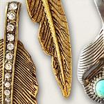 Metal Feathers by lliella designs