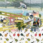 Quite Sporintg: Tennis and Pickleball by Connection Keeping Digital Art Layout SweetChar