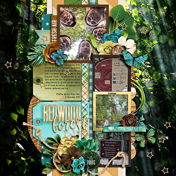 Digital Scrapbook Pack, Outdoor Adventures Kit by Connection Keeping