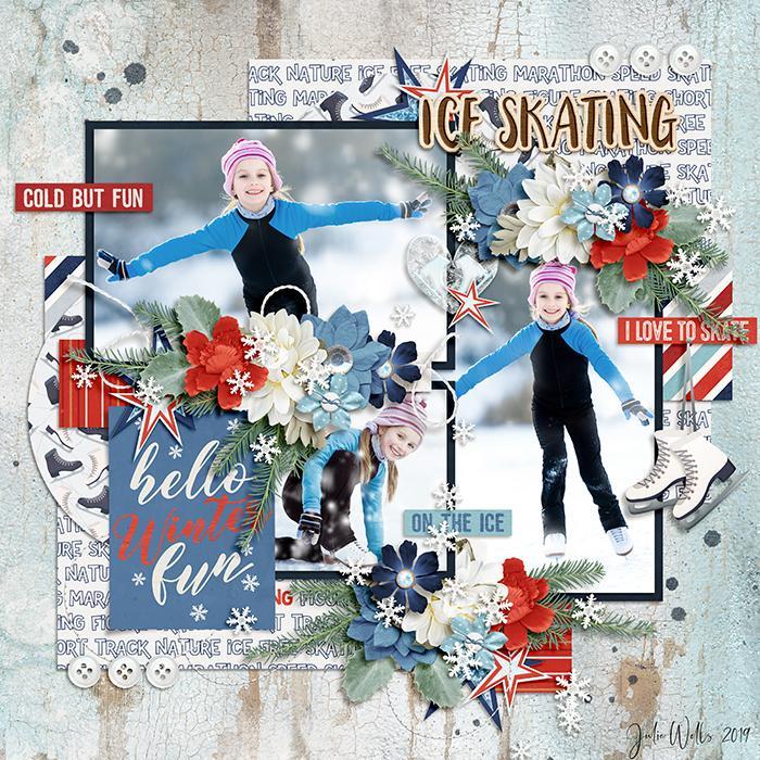 The BEST Online Figure Skating Scrapbook Templates, Stickers And  Backgrounds At . Ice Skating Journal Products