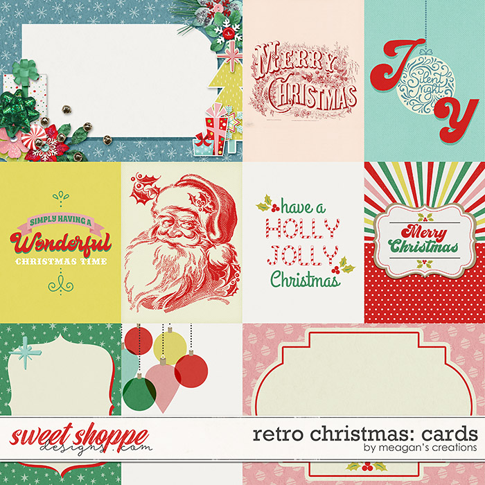Retro Christmas Collection Bundle by Meagan's Creations