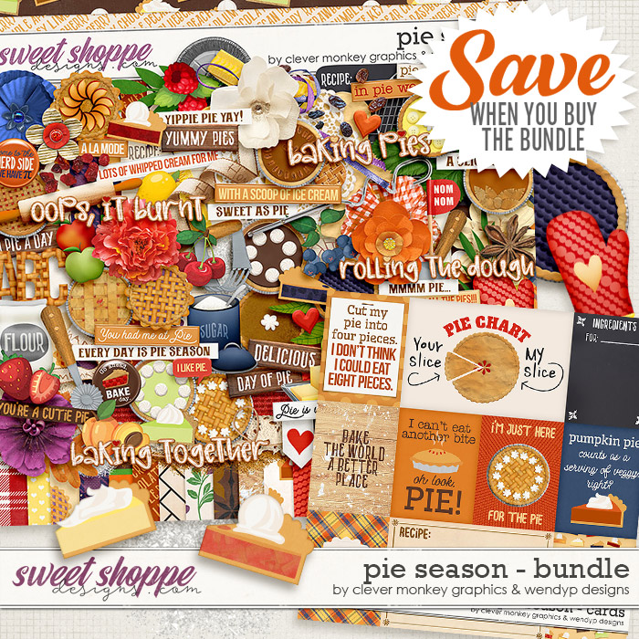 Pie Season Bundle by Clever Monkey Graphics and WendyP Designs