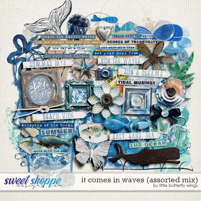 It comes in waves (assorted mix) by Little Butterfly Wings