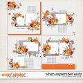 When September Ends Layered Templates by Amber