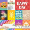 All year round: July - pocket cards by WendyP Designs