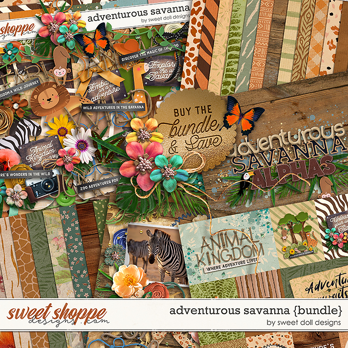 Adventurous Savanna {bundle} by Sweet Doll designs