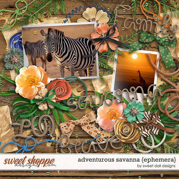 Adventurous Savanna {+ephemera} by Sweet Doll designs  
