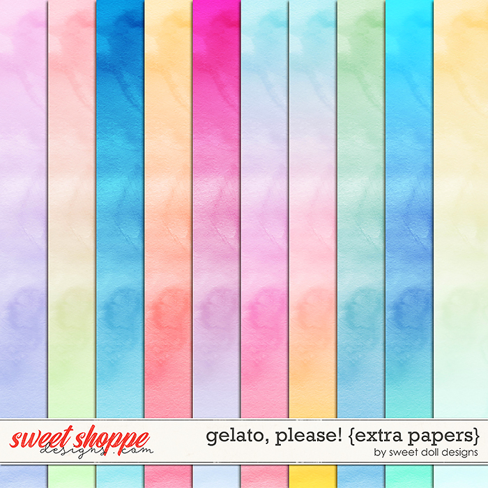 Gelato, please! {+papers} by Sweet Doll designs