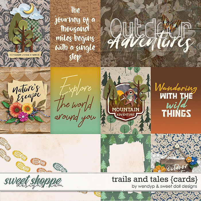 Trails & Tales - Cards by Sweet Doll Designs & WendyP Designs
