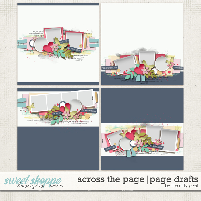 ACROSS THE PAGE | PAGE DRAFTS by The Nifty Pixel
