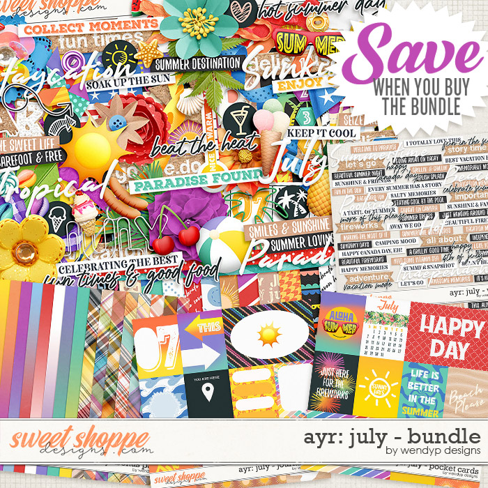 All year round: July - Bundle by WendyP Designs
