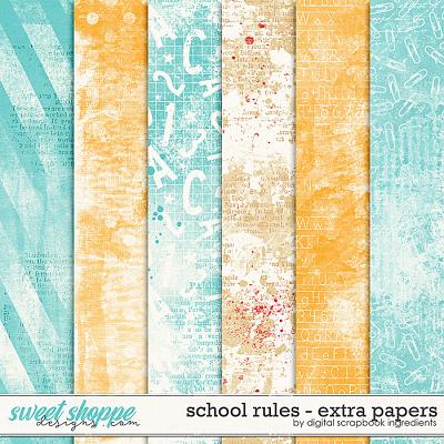 School Rules | Extra Papers by Digital Scrapbook Ingredients