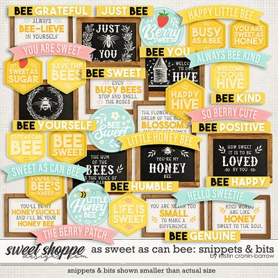 As Sweet as can Bee: Snippets & Bits by Kristin Cronin-Barrow