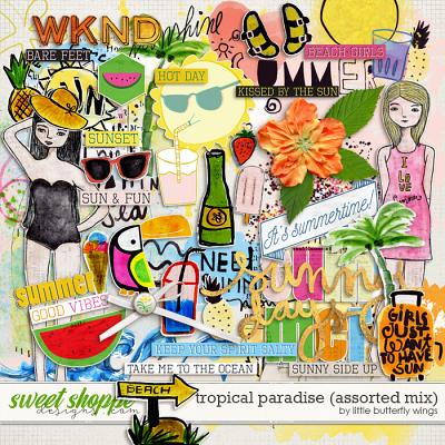 Tropical Paradise (assorted mix) by Little Butterfly Wings