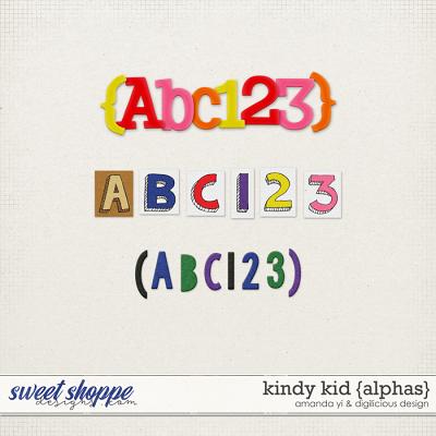Kindy Kid {Alphas} by Digilicious Design