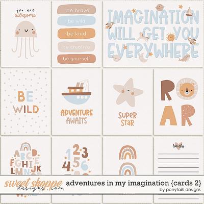 Adventures In My Imagination Pocket Cards 2 by Ponytails