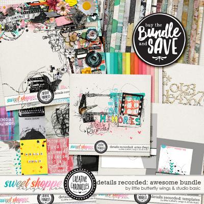 Creative Chronicles: Details Recorded Bundle by Little Butterfly Wings & Studio Basic