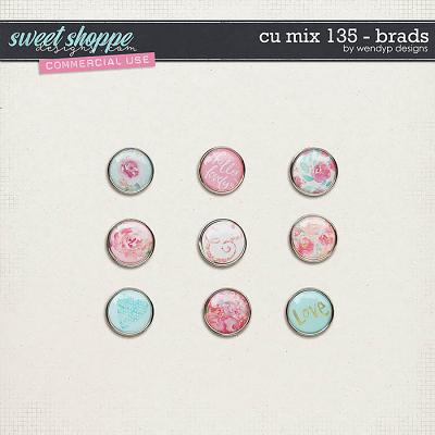 CU Mix 135 - brads by WendyP Designs