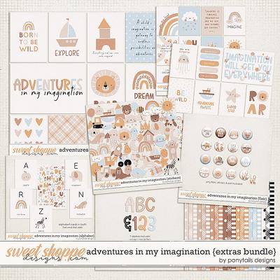 Adventures In My Imagination Extras Bundle by Ponytails
