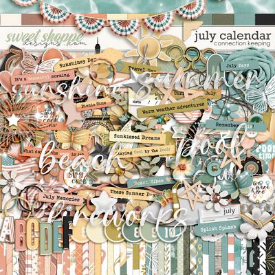 July Calendar Kit by Connection Keeping