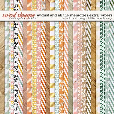 August And All The Memories... Extra Papers by Studio Basic & Little Butterfly Wings