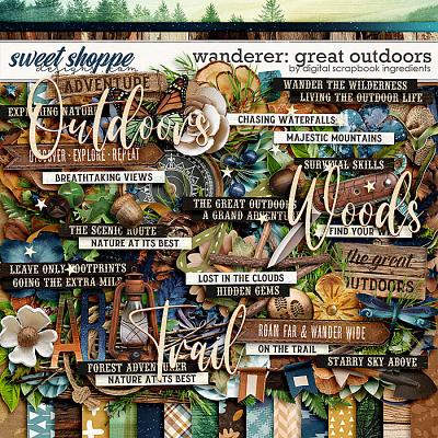Wanderer: Great Outdoors by Digital Scrapbook Ingredients